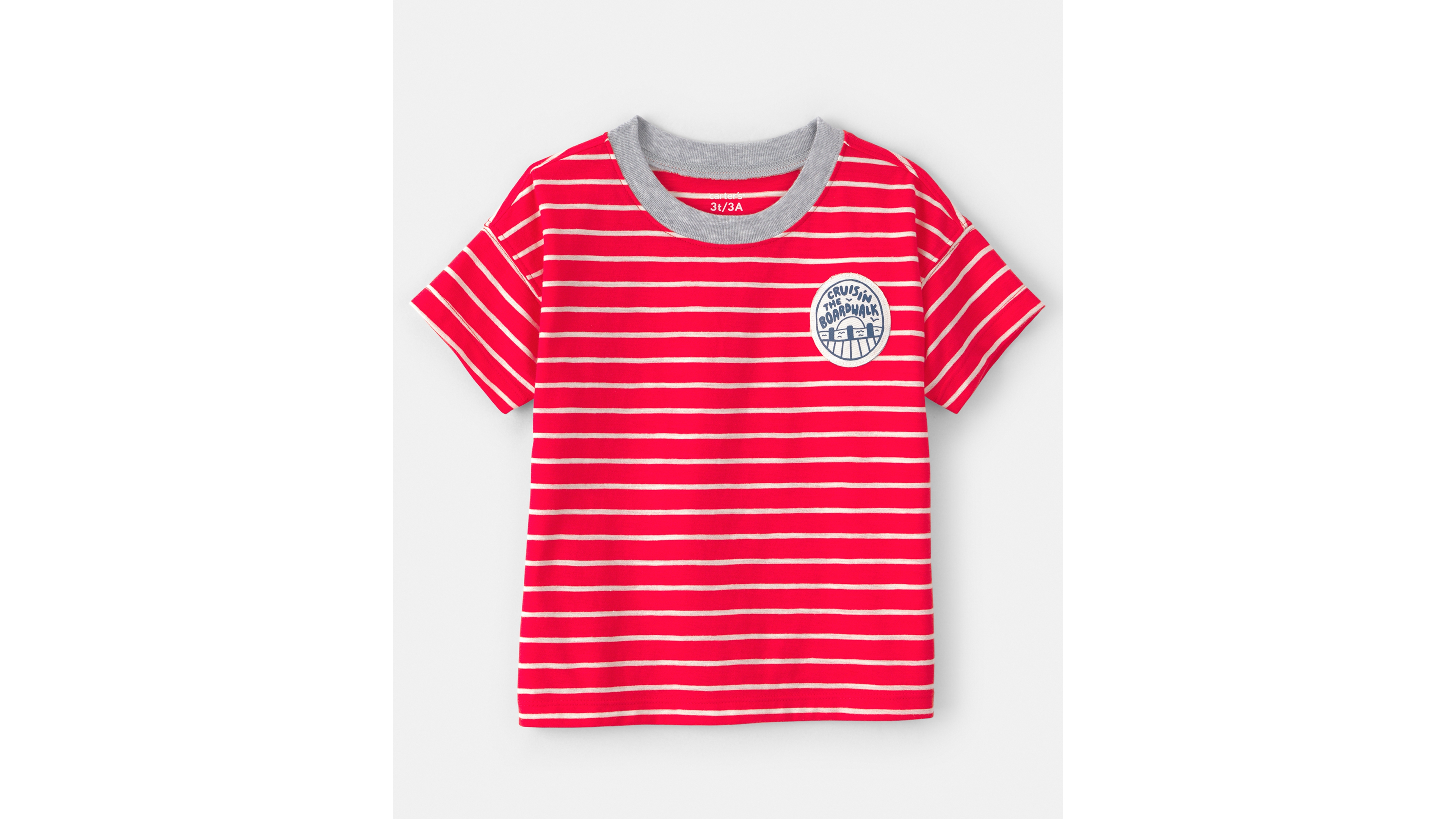 Carter's Boys' Toddler 2T-5T Short-Sleeve Striped T-Shirt