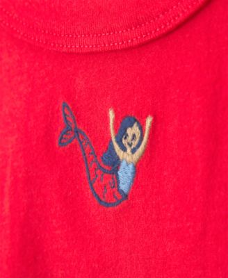 Girls' Toddler 2T-5T Mermaid Short-Sleeve Top