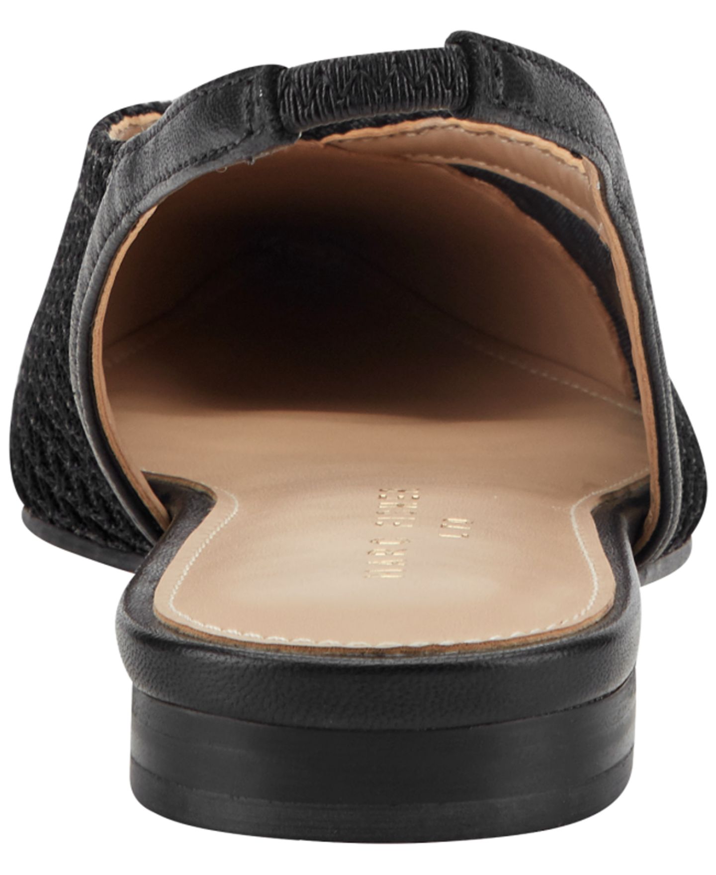 Женские балетки Marc Fisher LTD Davin Mesh Slingback Dress Flats, цвет: Чёрный сетчатый / Кожаный — фото 3