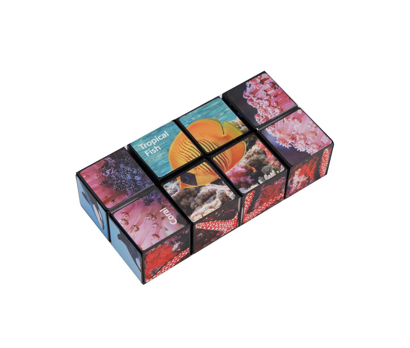 Детский пазл Bruce & Shark 2-in-1 Ocean Split Magic Cube Puzzle, Ages 8+, цвет: Розовый — фото 8