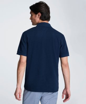 Men's Short-Sleeve Point Collar T-Shirt