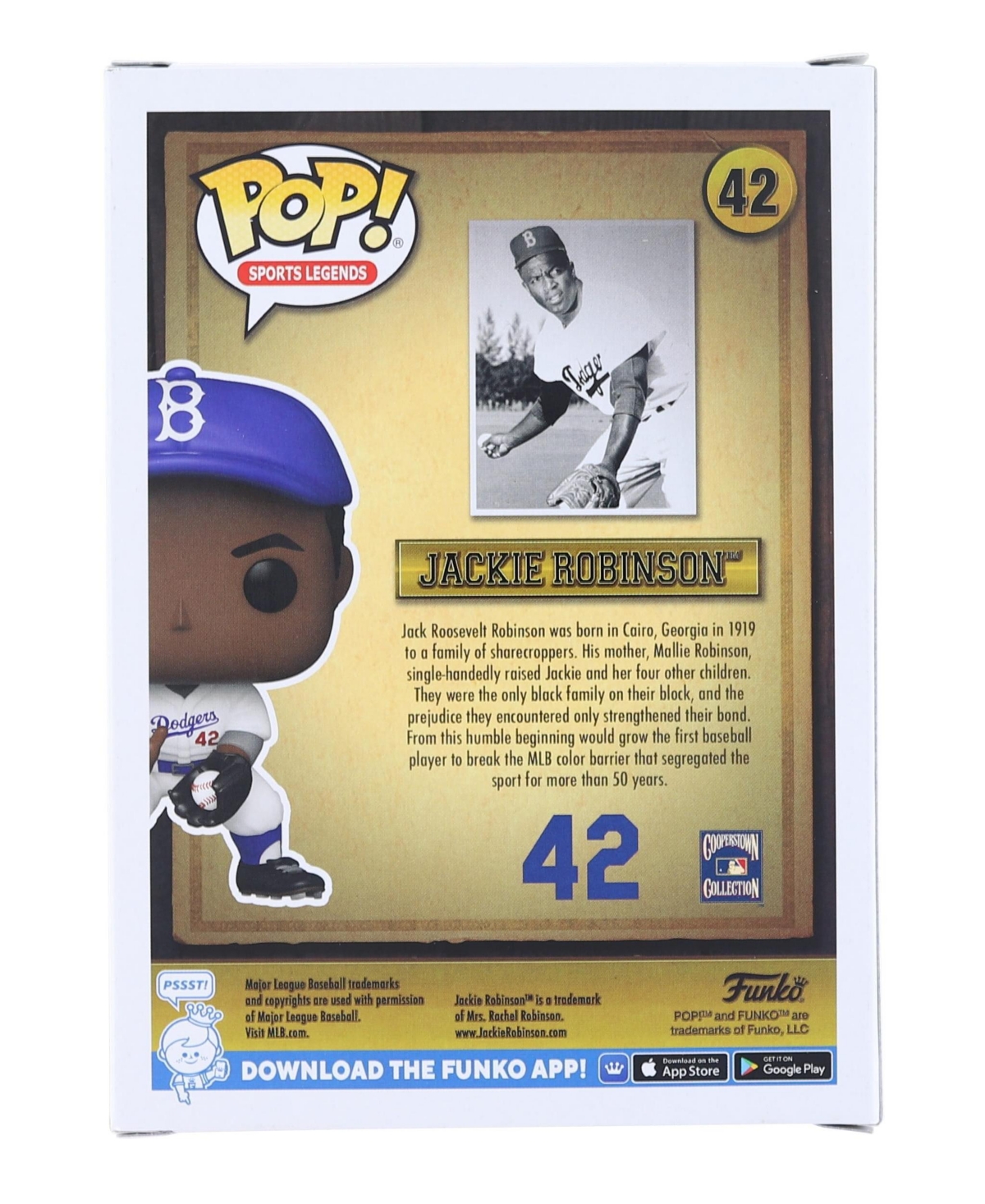 Funko Mlb La Dodgers Jackie Robinson Pop Icons