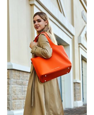 Business Handbag & 13.6" Laptop bag Victoria Hyde Strive Collection Orange