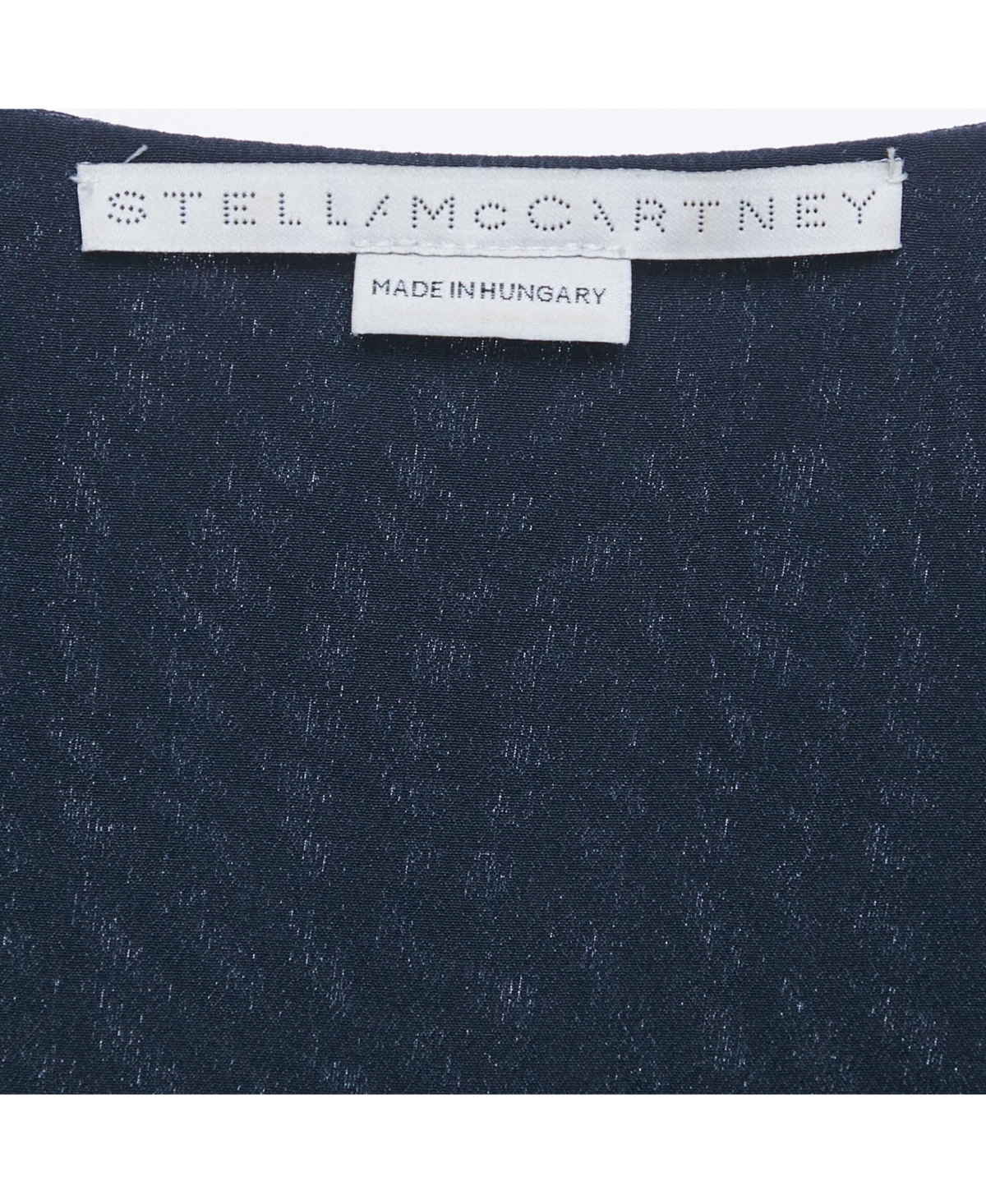 Pre-Owned Stella Mccartney Women's Navy Blue Silk Puff Sleeve Maxi Dress