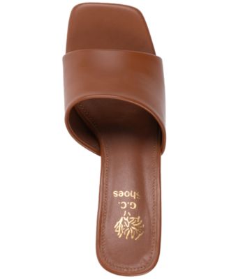 Women's Soho Square Toe Block Heel Dress Sandals