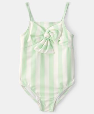 Girls' Toddler 2T-5T Striped One-Piece Swimsuit