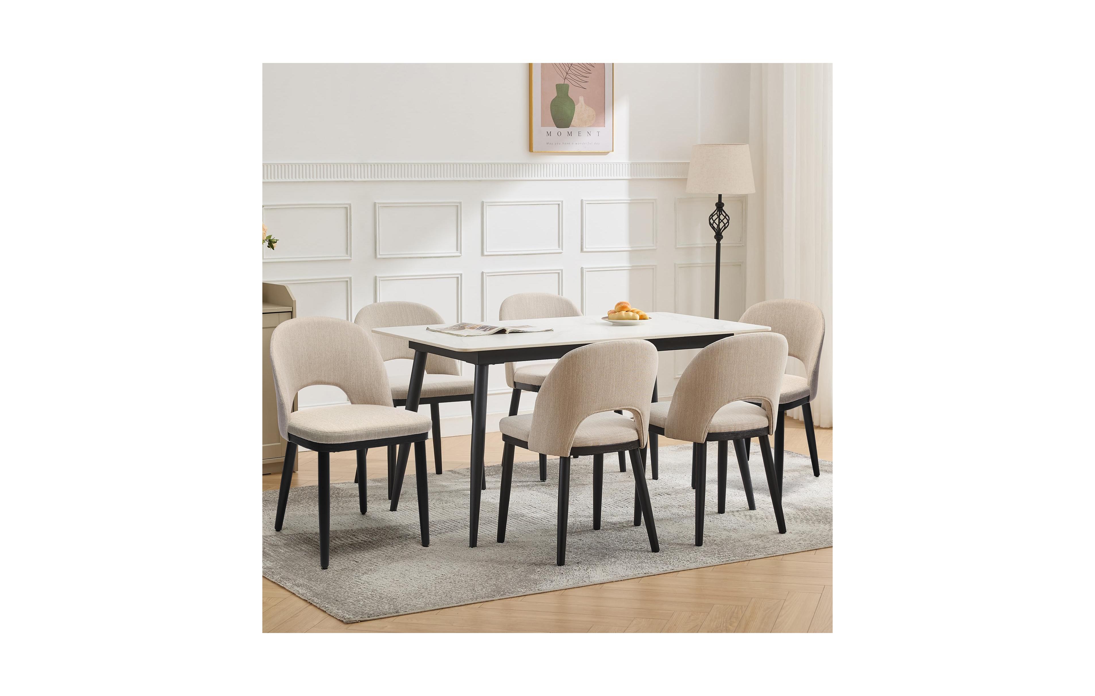 gaomon Modern Wooden Dining Chairs Set