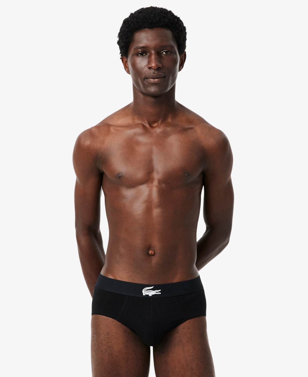 Lacoste Men's Regular-Fit Briefs, 3-Pack