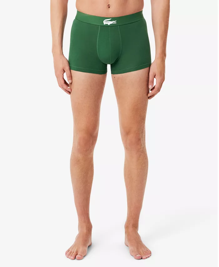Men's Elastic Waistband Trunks, 3-Pack - thumbnail 9