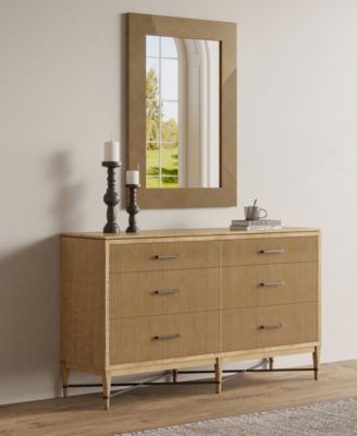 Loft 21.5" Wood 6-Drawer Dresser