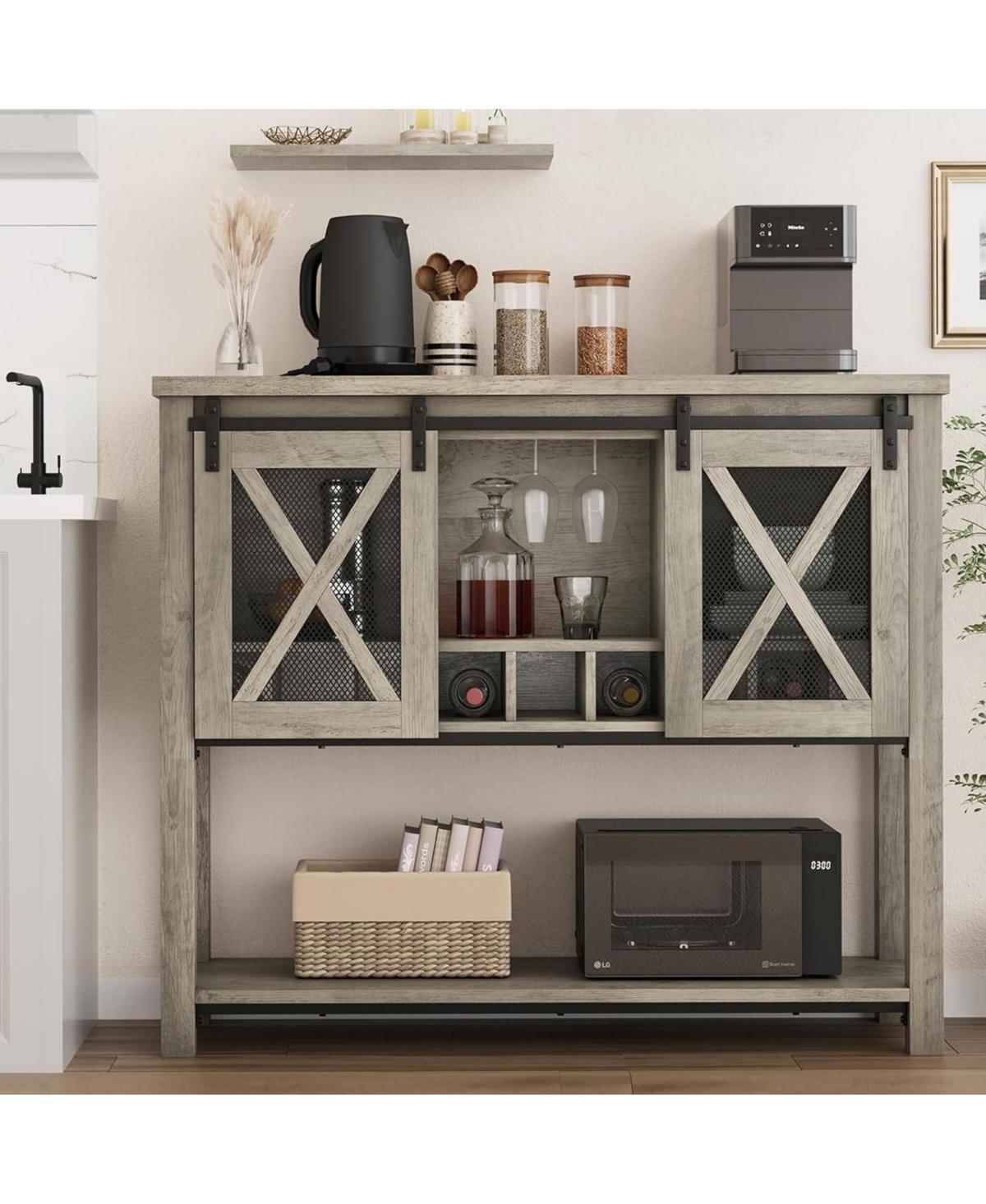 gaomon Wine Bar Cabinet with Storage