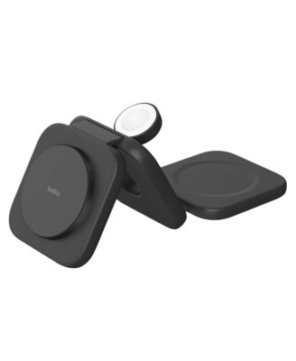 BoostCharge Pro 3-in-1 Magnetic Wireless Charging Travel Pad with Qi2 15W