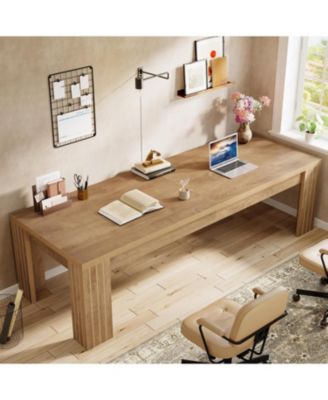 78.7-Inch Extra Long Computer Desk, Two Person Desk, Double Gaming Desk for 2 People, Workstaion