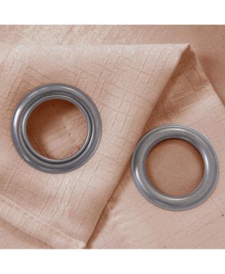 Lynx Matte Embossed Blackout Grommet Panel - 52x84", Blush