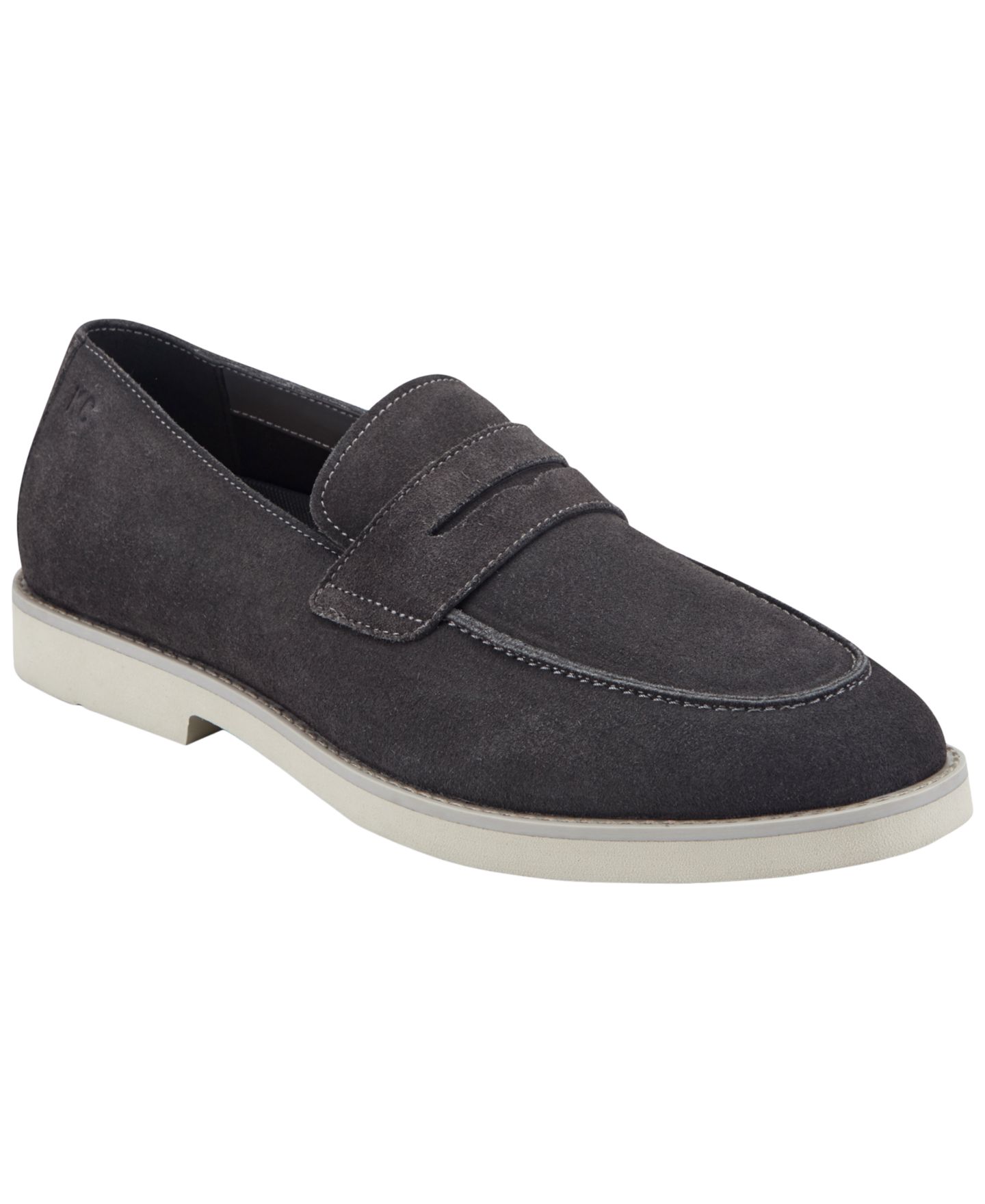 Мужские туфли Kenneth Cole New York Savon Casual Slip-On, цвет: Угольный замшевый — фото 1
