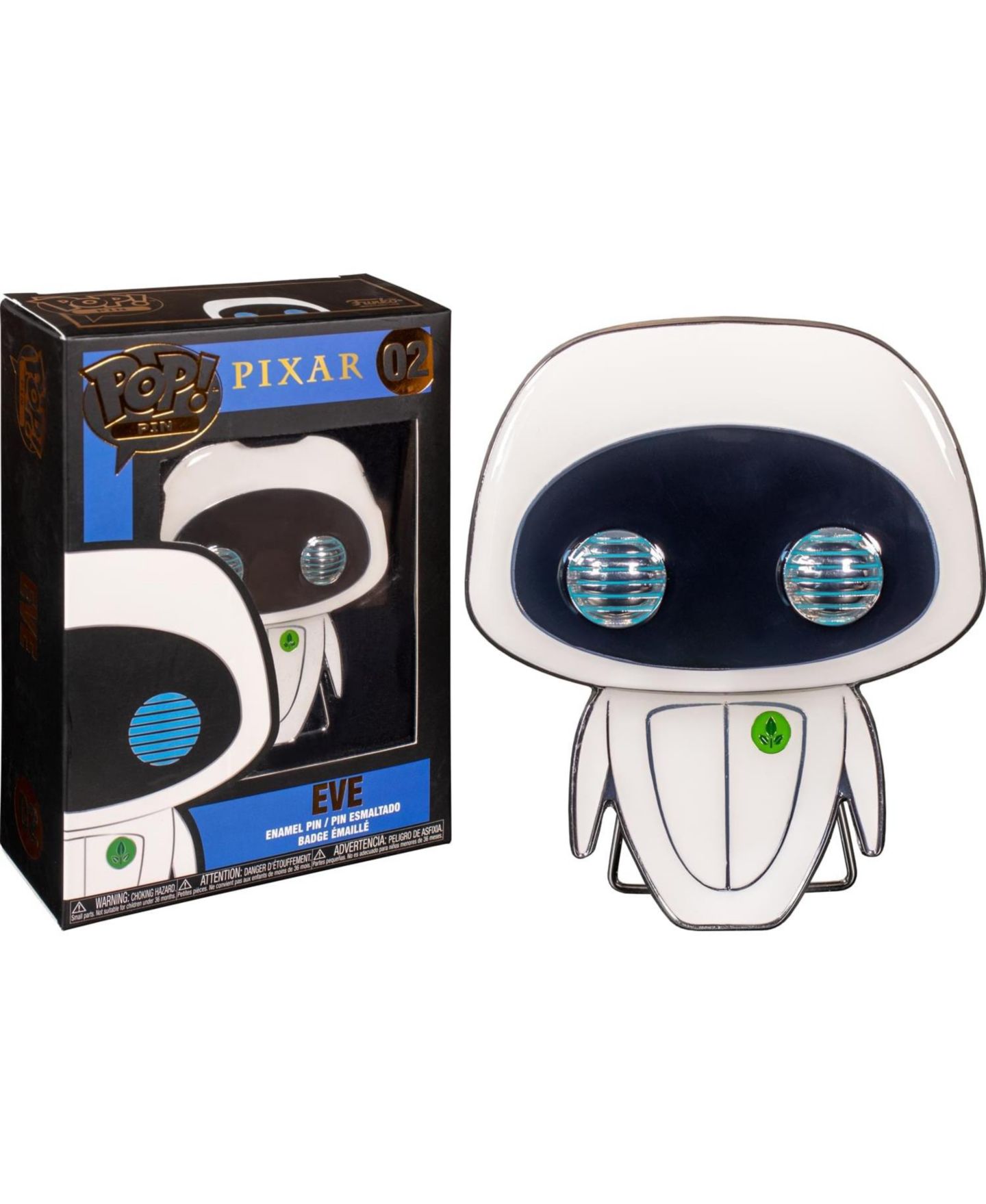 Детские фигурки Funko Pop! Wall-E Eve 3" Enamel Pin, Ages 3+ — фото 3