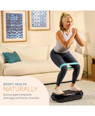Waver Mini Vibration Plate Exercise Machine for Lymphatic Drainage – Compact Whole Body Vibrating Platform for Muscle Toning