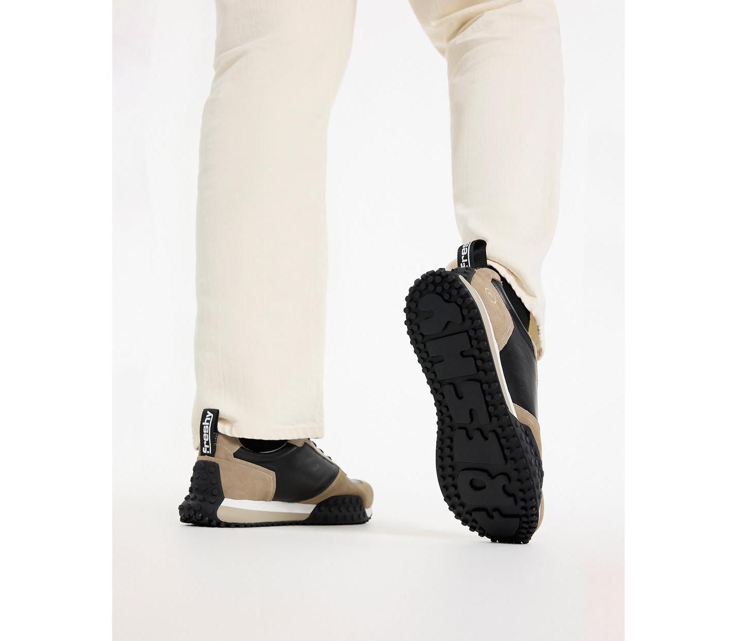 Мужские кроссовки FRESHY Smoove Trainer Fresh, цвет: Чёрный / Рыжевато-коричневый — фото 10