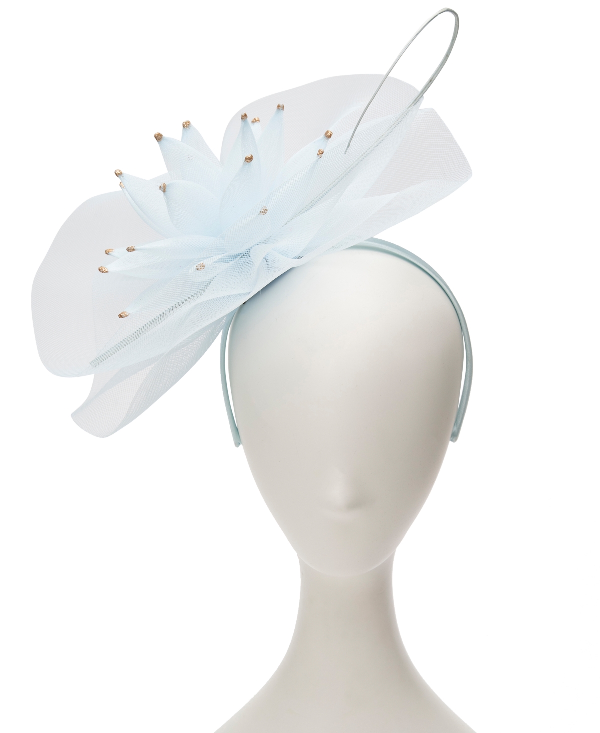 August Hats Mesh Flower Bead Fascinator Hat
