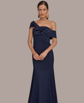 Women's One Shoulder Twisted Gown