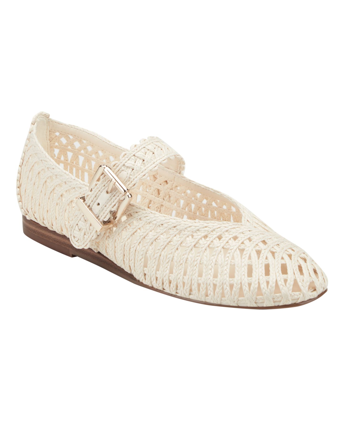 Женские балетки Marc Fisher LTD Emillia Round Toe Mary Jane Dress Flats, цвет: Кремовый — фото 1