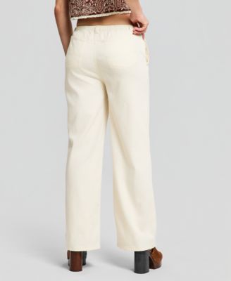 Women's Tie-Waist Drapey Jeans