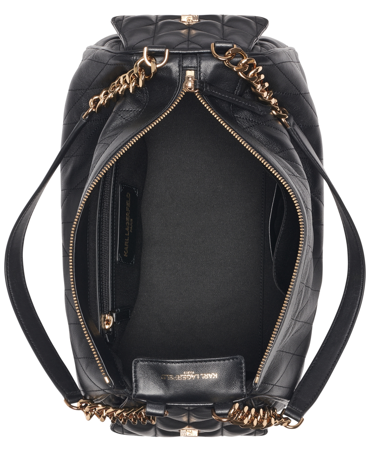 Karl Lagerfeld Paris Lafayette Medium Zip-Top Satchel Bag
