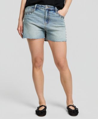 Women's Studded Jean Shorts