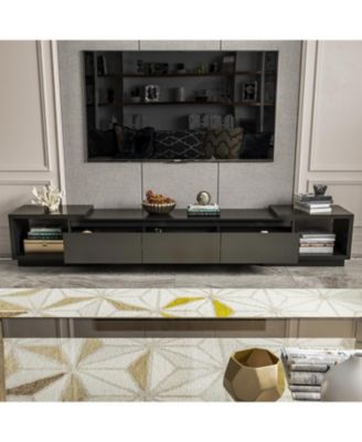 Extendable Media Console 65.4'' - 106.3'' W,TV Stand