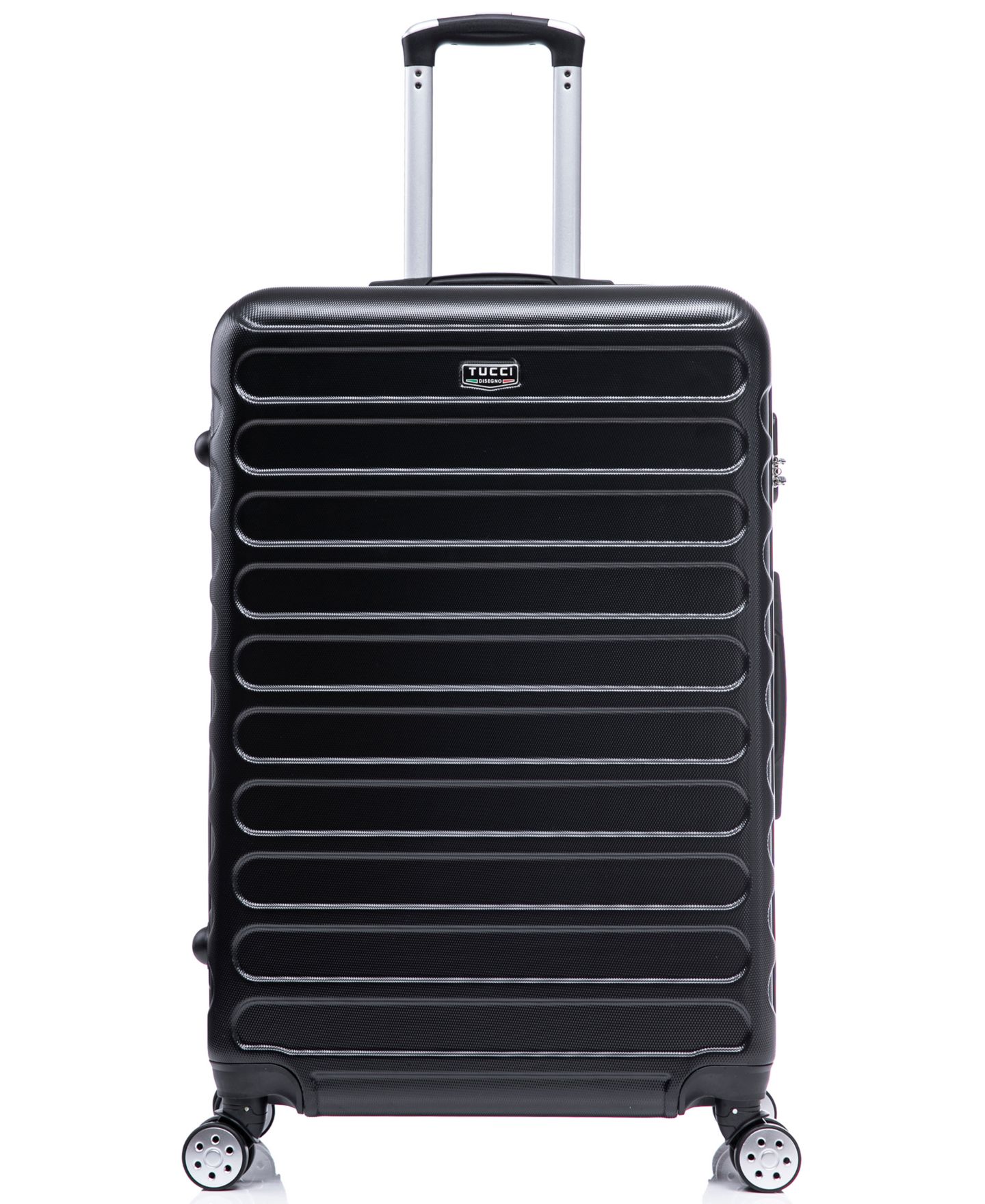 Чемоданы Tucci Italy Carravia 3-Pc. Hardside Luggage Set, цвет: Чёрный — фото 4