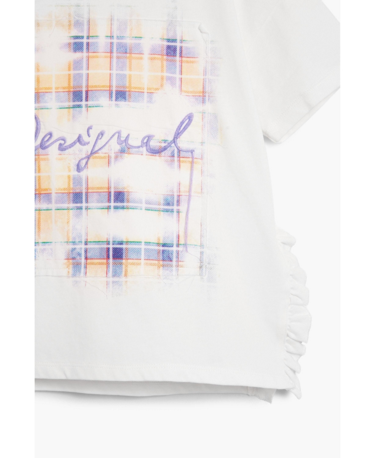 Desigual Girls Girls's Short sleeve check t-shirt