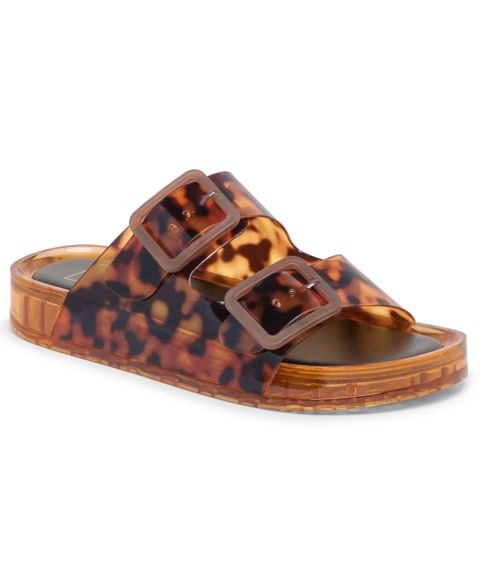 Женские сандалии Dolce Vita Julio Jelly Double-Band Jelly Footbed, цвет: Черепаховый