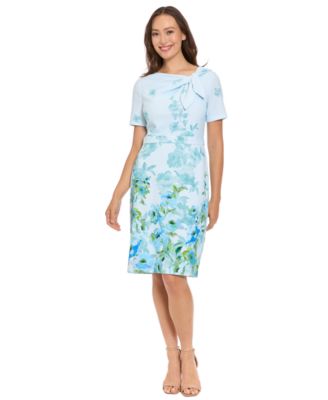 Women's Side-Tie Sheath Dress