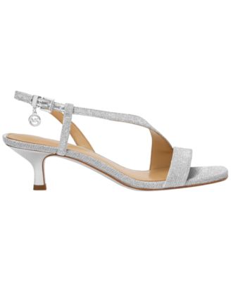 Women's Square Toe Jaida Kitten Sandals