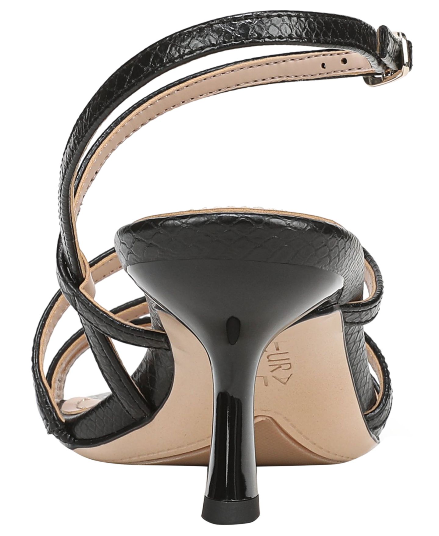 Женские сандалии 27 EDIT Naturalizer Tiffi Slingback, цвет: Чёрный змеиный с принтом — фото 3