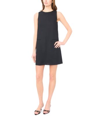 Women's Keyhole Sleeveless Shift Dress