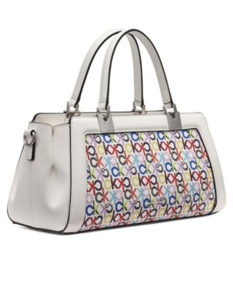 Medium Jean Zipper Satchel Bag