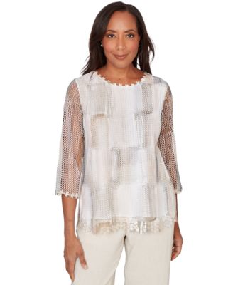 Petite Crewneck Knit Top