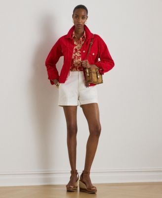 Petite Karrie Relaxed Fit Floral Shirt