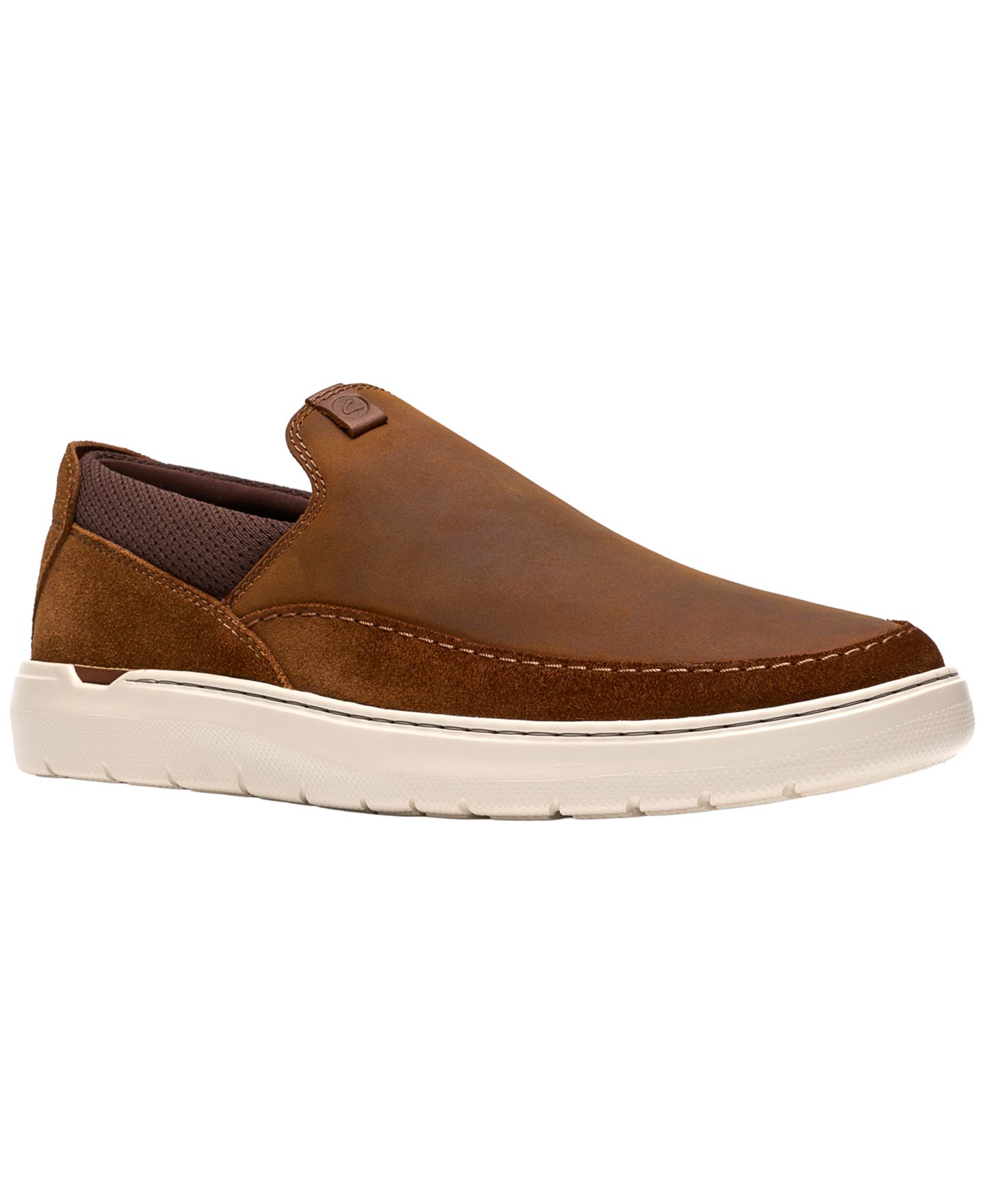 Мужские туфли Clarks Flexwell Slip-On Step, цвет: Кожаный — фото 1