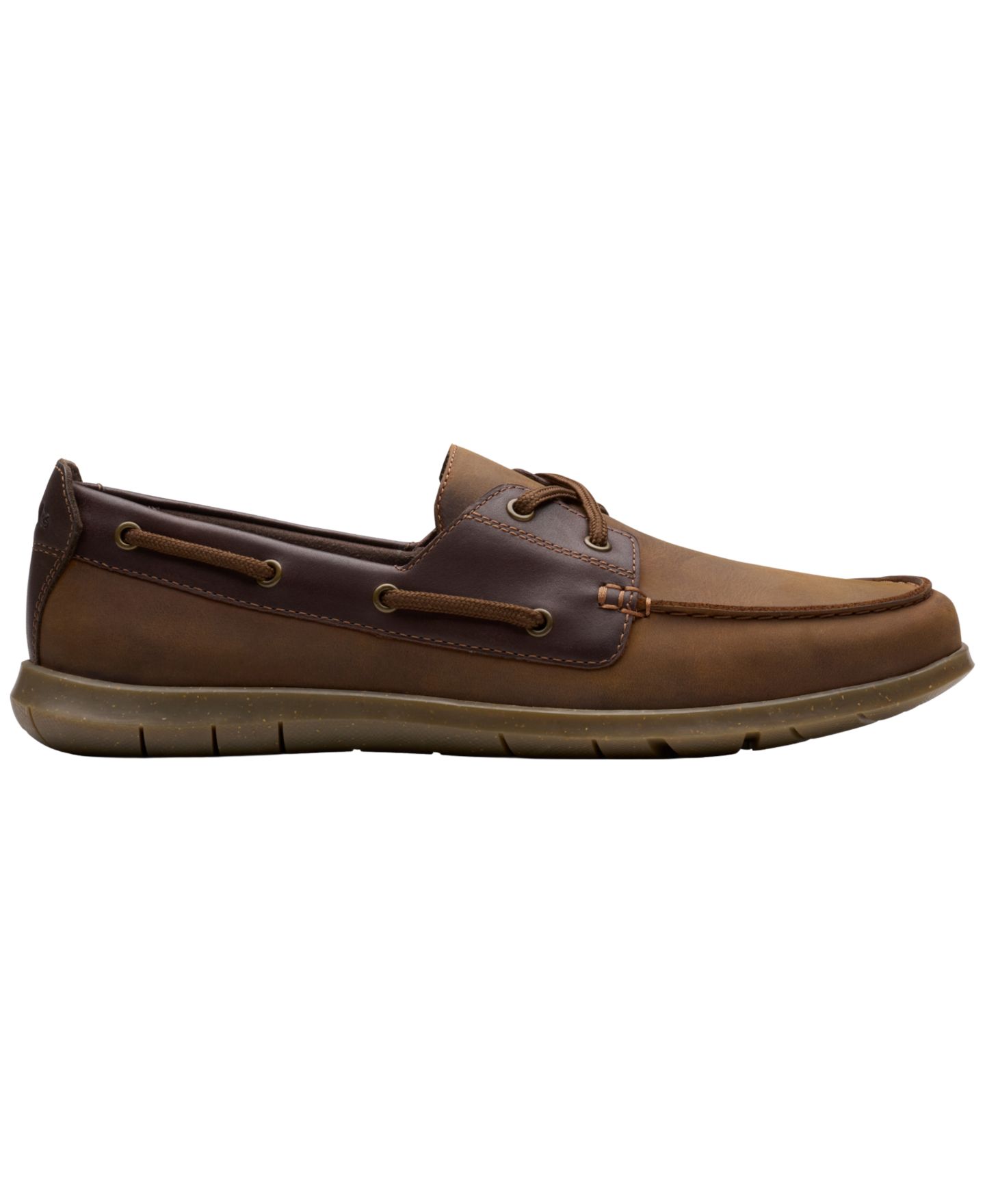 Мужские туфли Clarks Flexway 2Eye Lace-Up, цвет: Коричневый нубуковый — фото 2