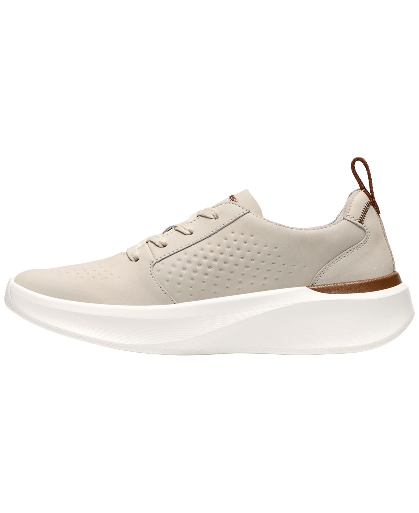 Мужские кроссовки Clarks Cloudsteppers Solevana Style Lace-Up, цвет: Молочный белый — фото 6