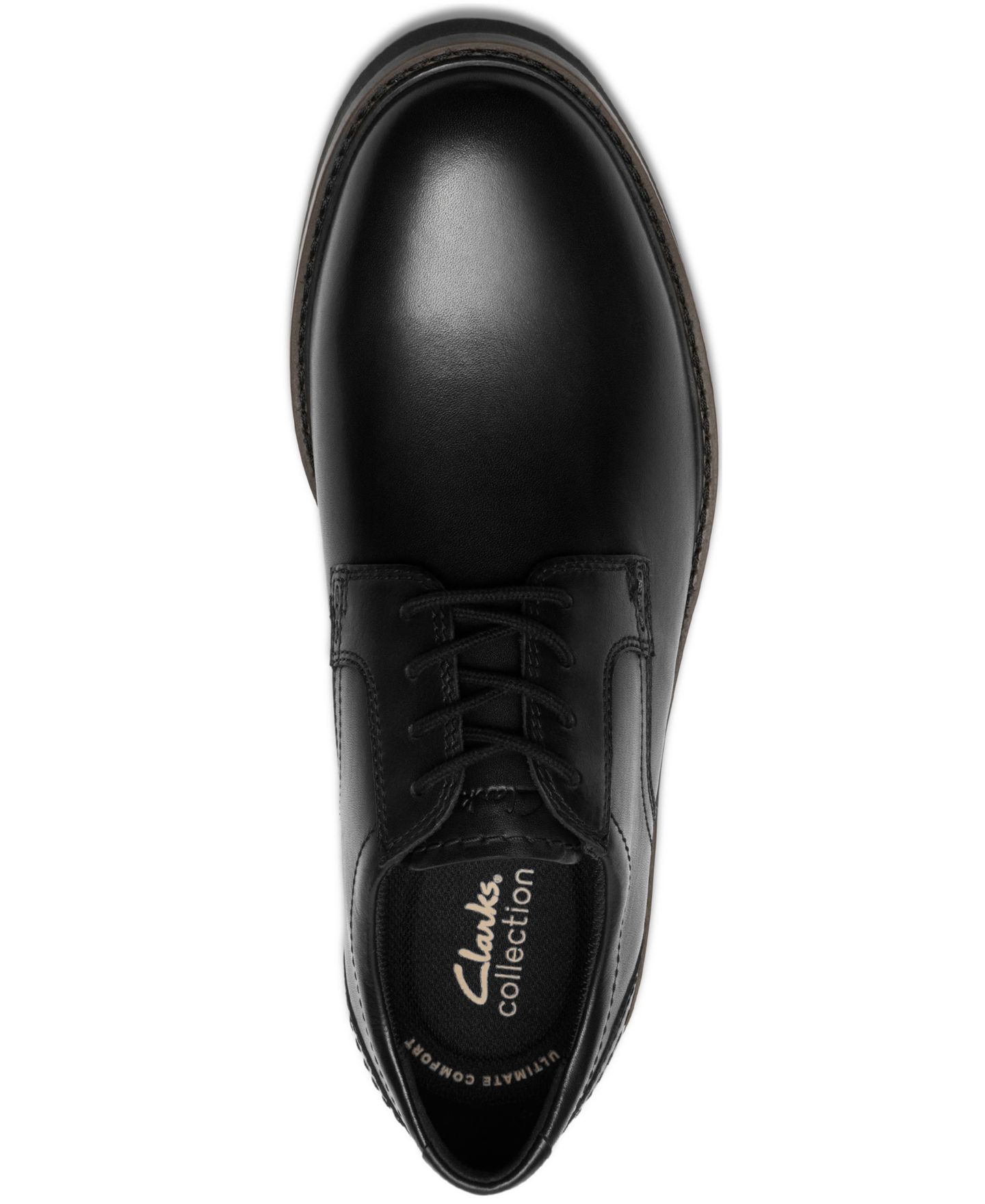 Мужские туфли Clarks Radcliff Lace-Up Low, цвет: Чёрный — фото 4