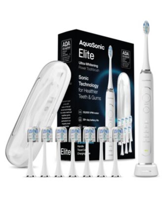 Elite - Advanced Ultra Whitening Rechargeable Toothbrush Set