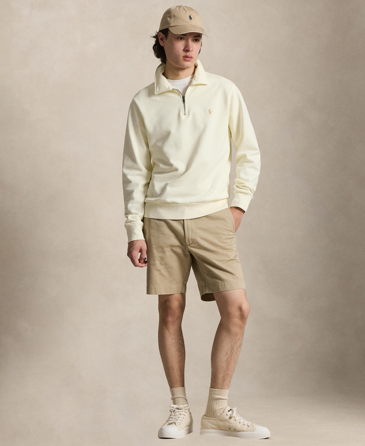 Polo Ralph Lauren Men's Loopback Quarter-Zip Sweatshirt