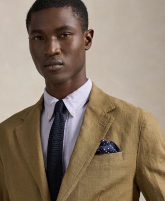 Men's Polo Soft Modern Linen Suit Jacket