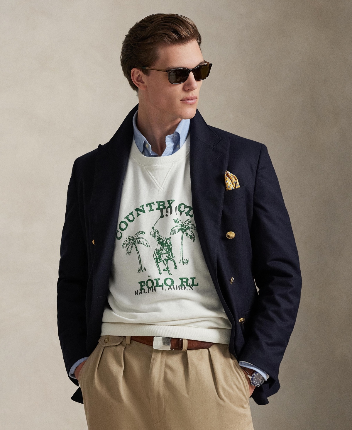 Polo Ralph Lauren Men's Vintage-Fit Graphic Sweatshirt