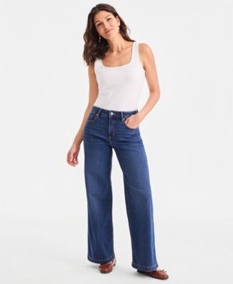 Women's High-Rise Wide-Leg Jeans