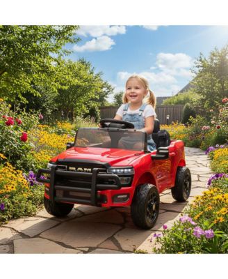 12V Licensed Dodge RAM 3500 Kids Ride on Car with Dual Motors