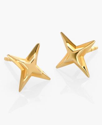 Oak Luna Northern Star Stud Earrings - Gold vermiel 115$